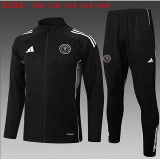 Chándal Inter Miami 2025/26 (Black Long Zipper) - NIÑOS